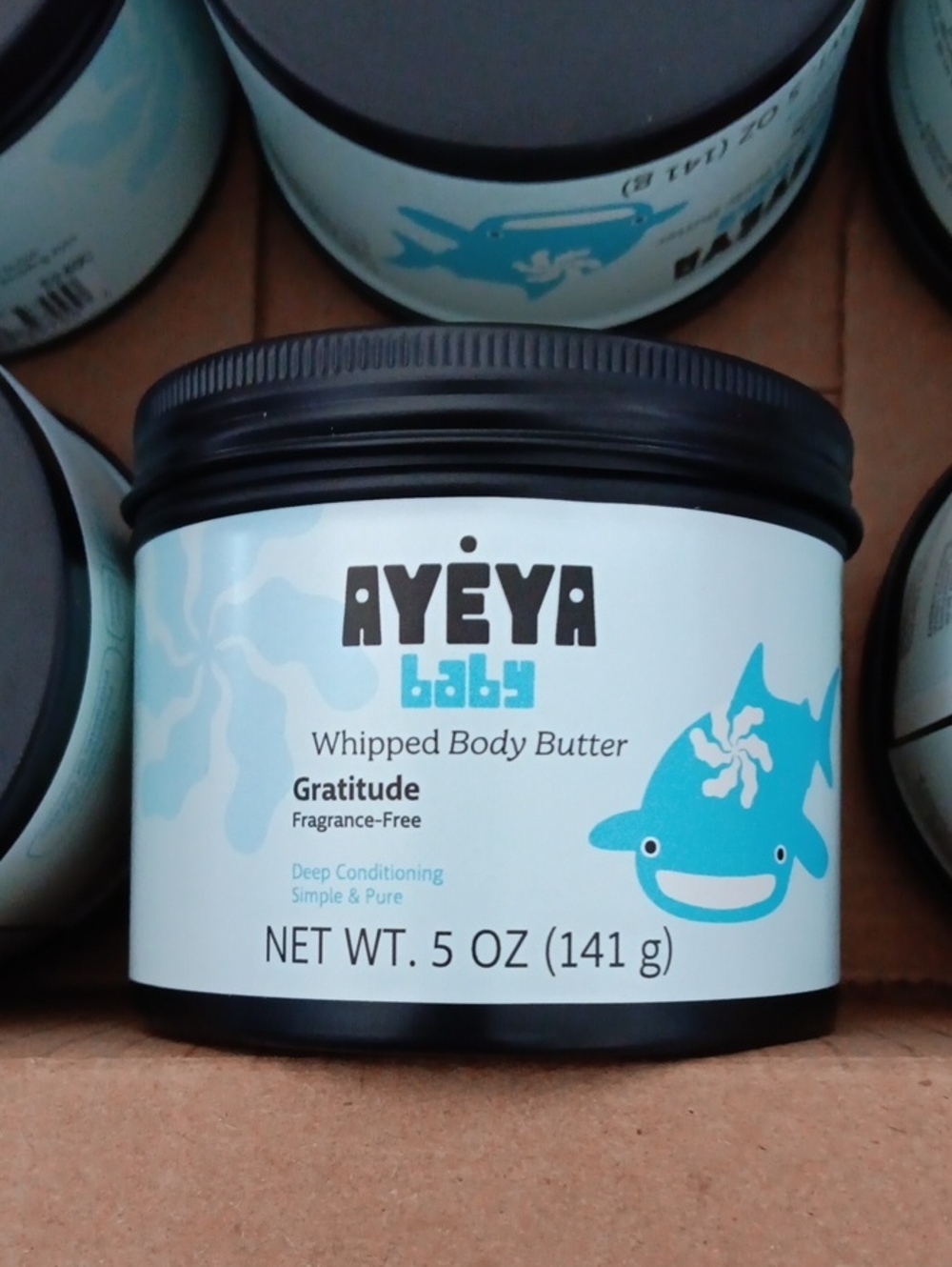 Ayeya Whipped Body Butter - Gratitude (Fragrance-Free) 6pk 5oz Ea.